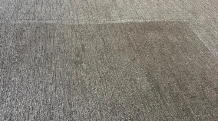 Real carpet cleaning result from a PCC job