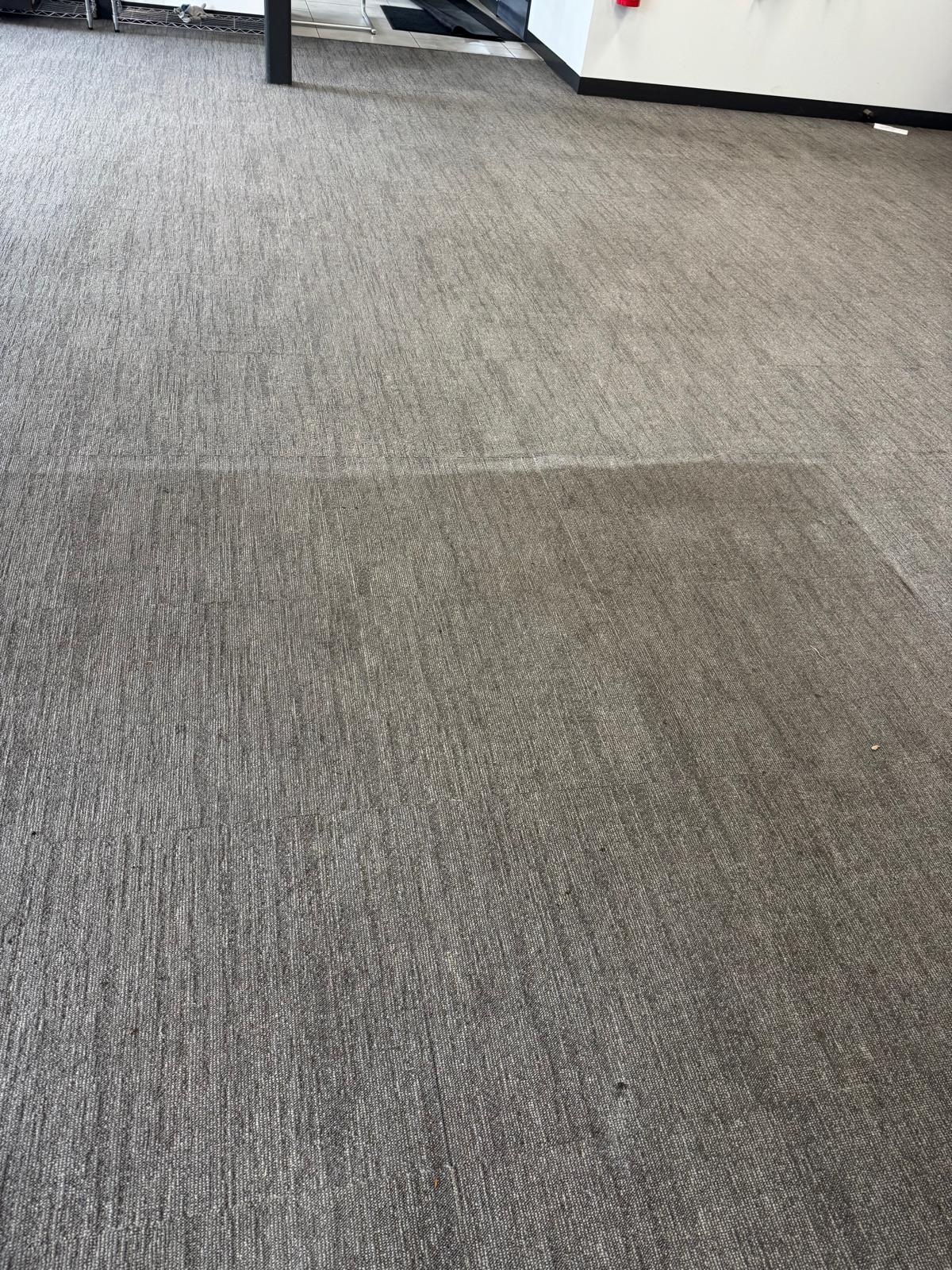 Real carpet cleaning result from a PCC job
