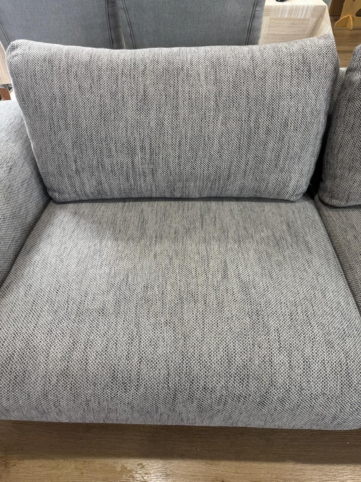 Freshly cleaned couch upholstery