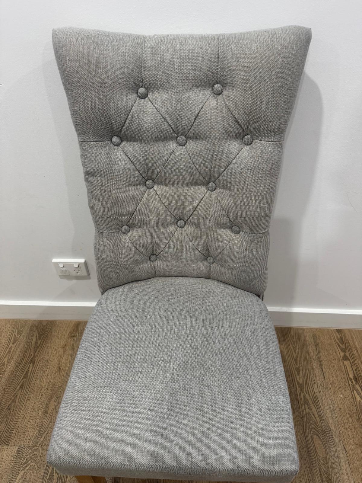 Upholstery cleaning result from a PCC job